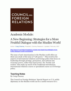 A-New-Beginning-Strategies-for-a-More-Fruitful-Dialogue-with-Muslim-World-Cover